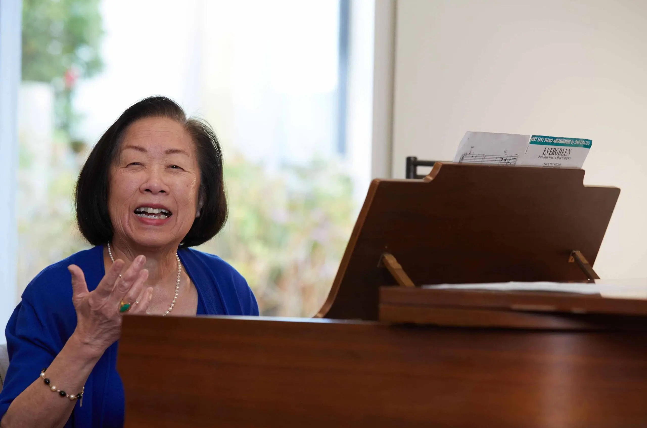 resident playing piano