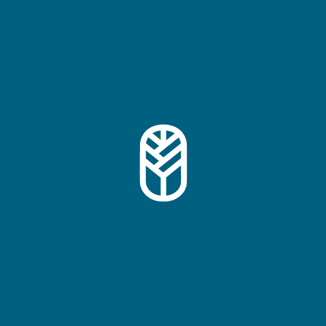 White Sequoia Logo on a blue background