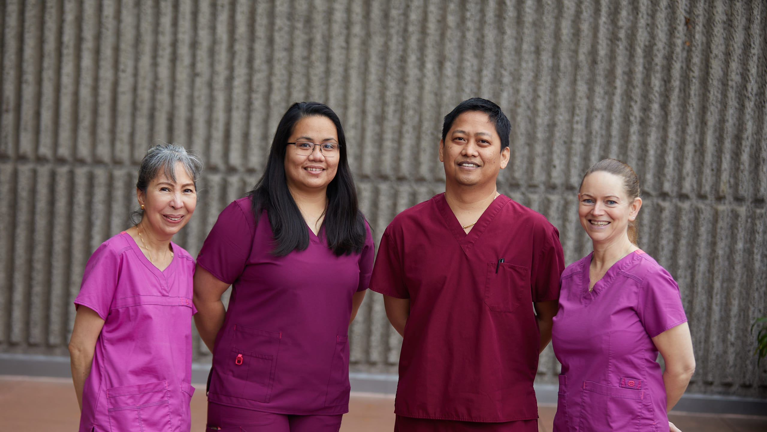 Four Sequoia Living nurses, Skilled Nursing at Sequoia Living