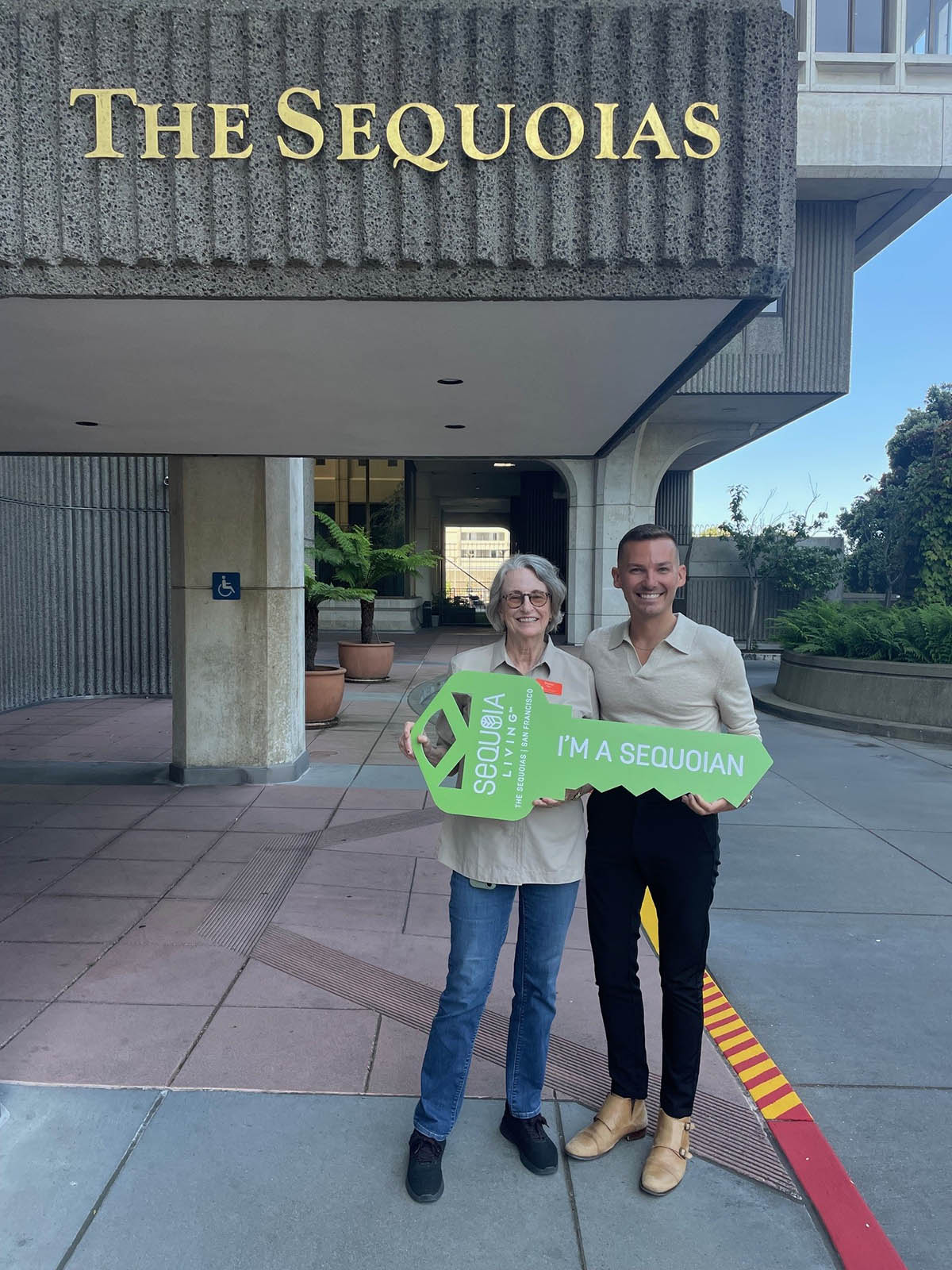 Im A Sequoian, Sharon with Kevin Otterness The Sequoias San Francisco Im A Sequoian