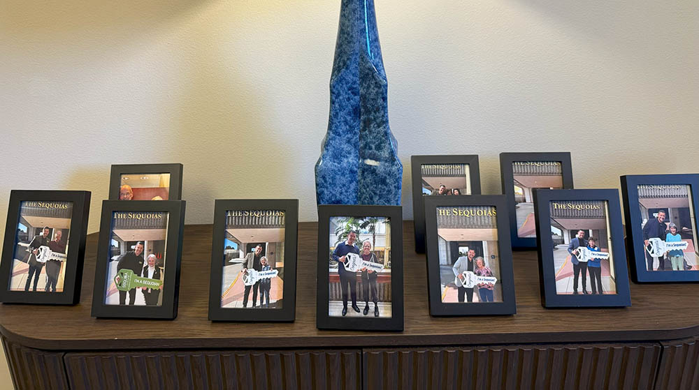 Picture frames featuring new Sequoians The Sequoias San Francisco