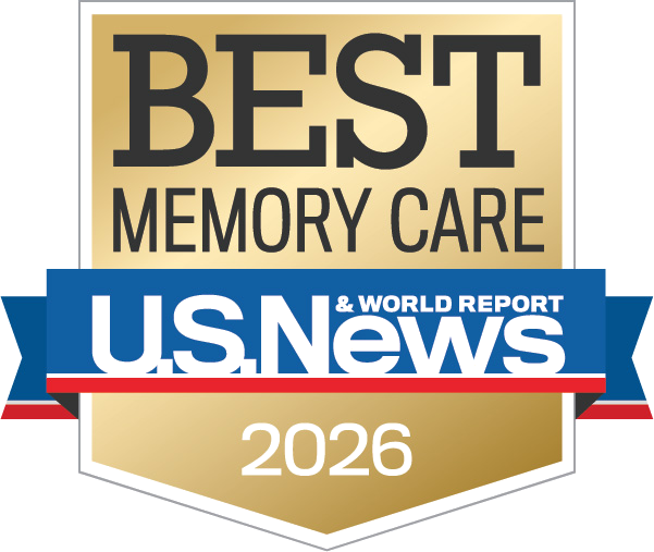 VIA Badge Senior Living Communities Memory Care year transparent